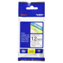 Brother - Schriftbandkassette Brother 12mm wei�/schwarz TZE231